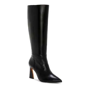 Vince Camuto Black Boot Size 11 M New NIB Leather Tall